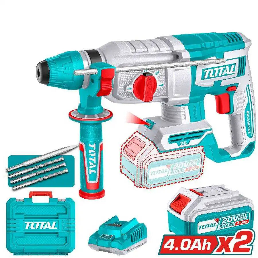 20V Cordless Rotary Hammer 26mm - Total Tools