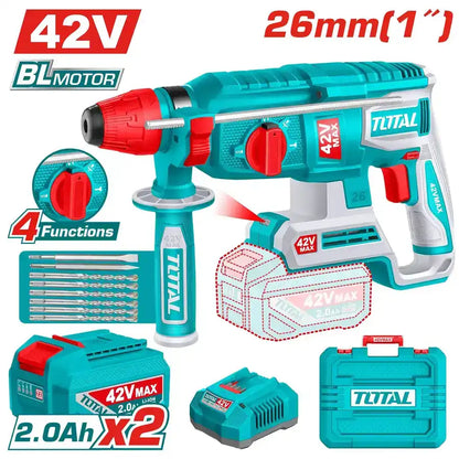 42V Cordless Rotary Hammer 26mm - Total Tools