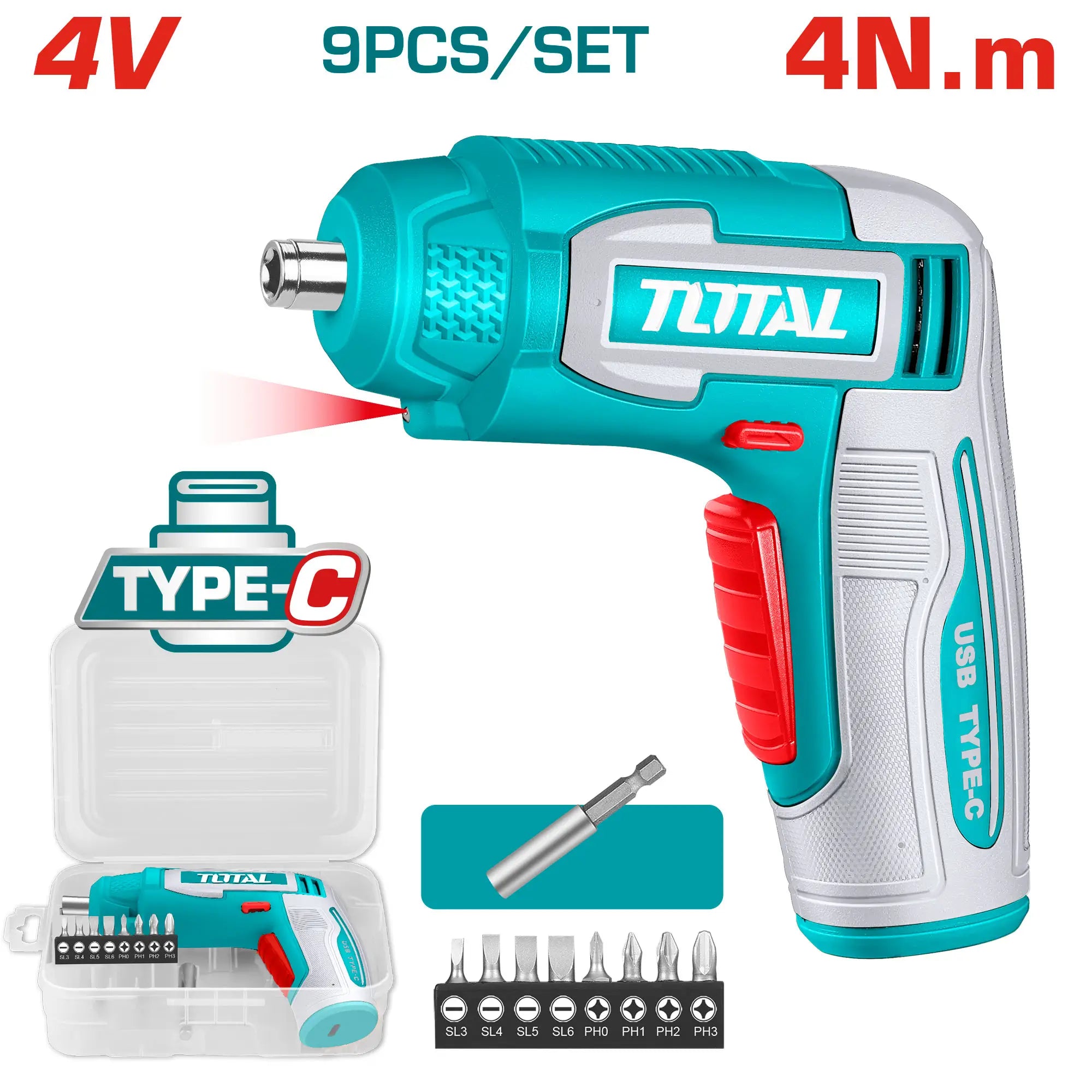 Cordless Screwdriver 4N.m