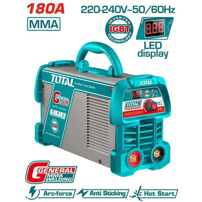 Inverter Mma Welding Machine 180A - Total Tools