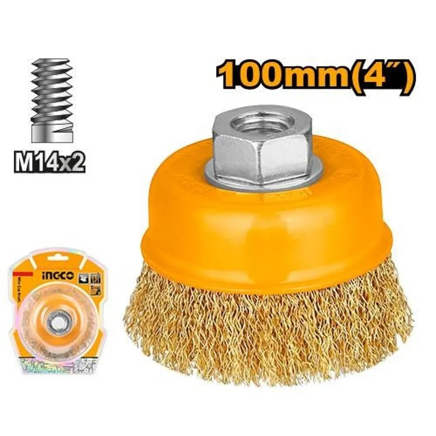 Wire Cup Brush 100mm - INGCO