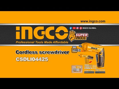 INGCO Cordless screwdriver CSDLI04425