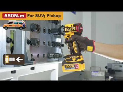 20V Cordless Impact Wrench Brushless 500Nm - INGCO